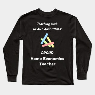 home economics teacher gift idea instructor design Long Sleeve T-Shirt